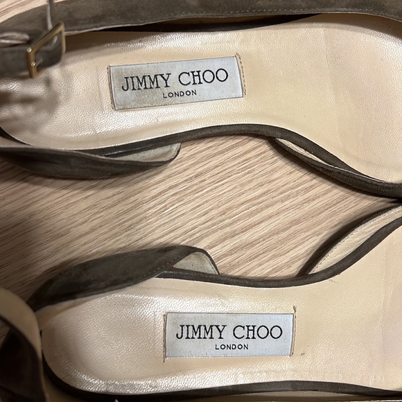 Jimmy Choo London Ladies Shoes, Made in Italy, size 40, gently used, Olive Green - Picture 8 of 11